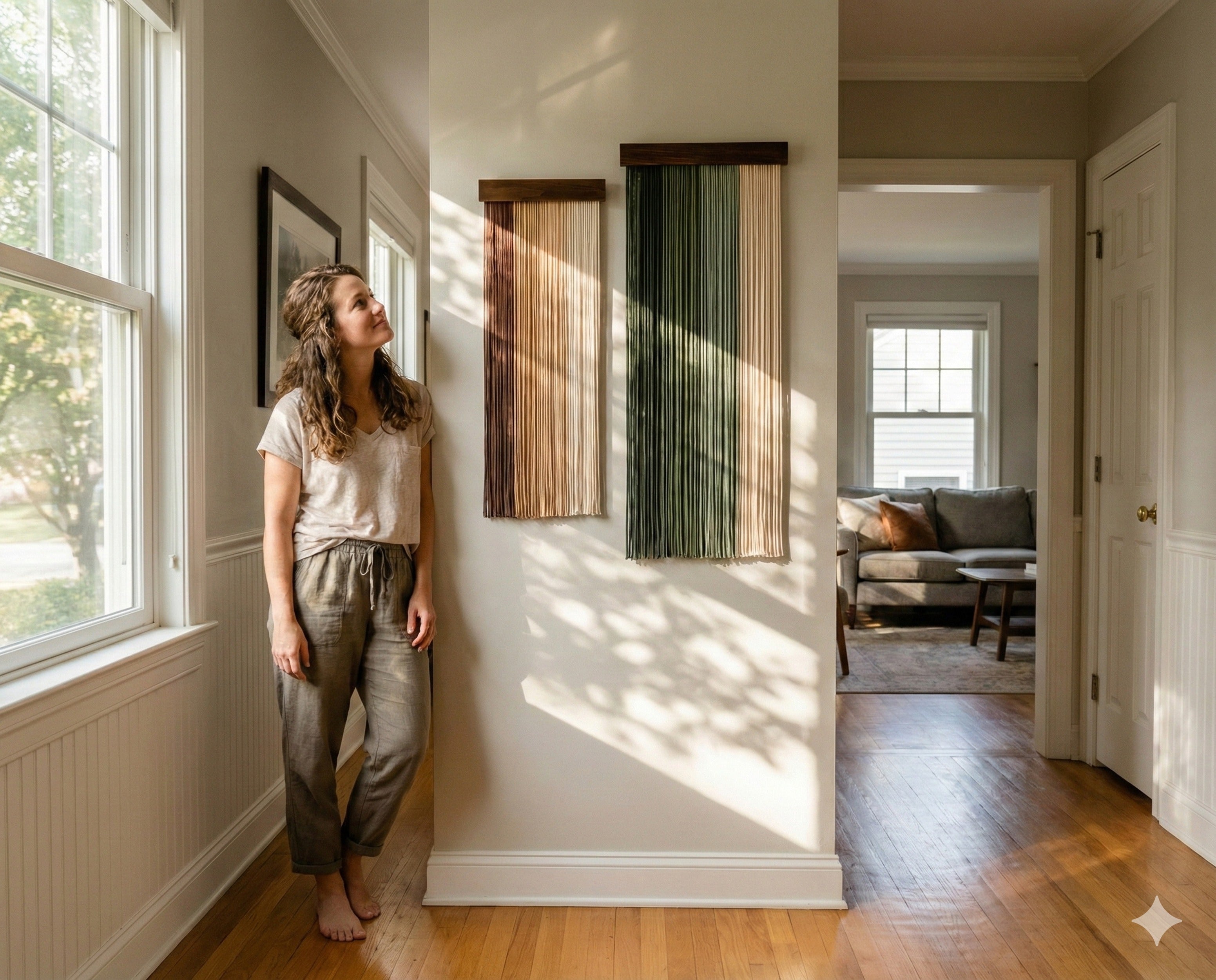 The Fade Wall Hanging – Gradient Cotton Macrame for Modern Decor W76