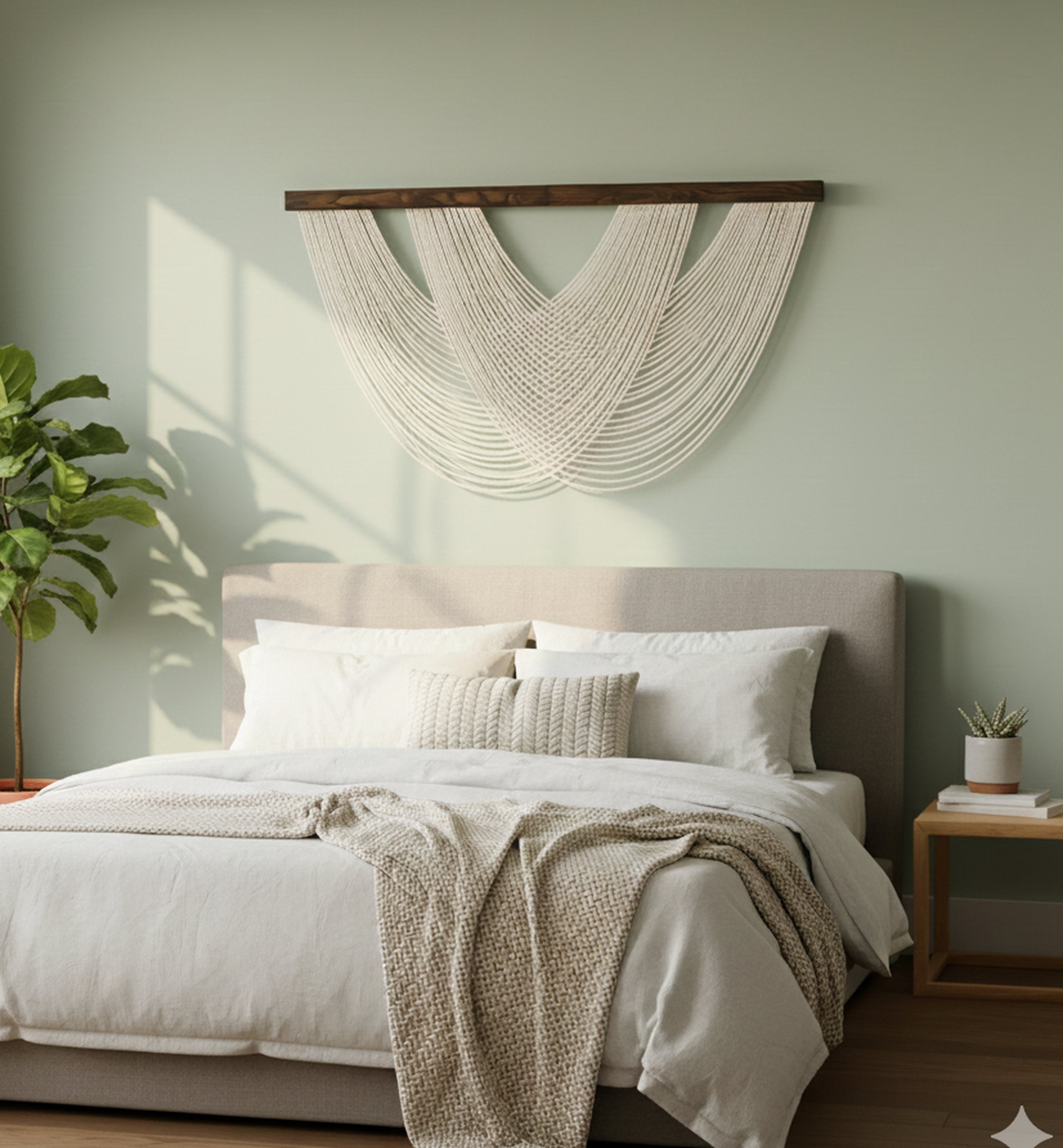 The Harmony Wall Hanging macrame for Minimalist Wall Decor W99