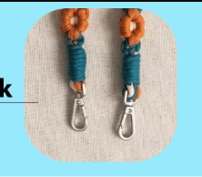 Macrame Phone Lanyard Strap Handmade for Boho Phone Style I99